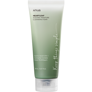 Anua Heartleaf Succinic Moisture Cleansing Foam
