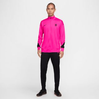 Maskinstrikket Chelsea F.C. Strike Third Nike Dri-FIT-fodboldtracksuit til mænd - Pink - XL