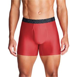 Under Armour Performance Tech™ Men's 6" 3-Pack Boxerjock® Red / Castlerock Full Heather / Castlerock XS