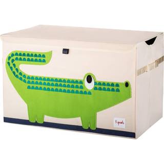 3 Sprouts Opbevaringskasse med låg, Crocodile