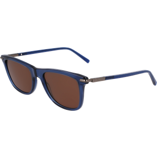 Ferragamo Mand SF2028S 432 Solbriller Acetat Blå Firkantet Normal