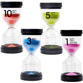 Timeglas Sæt - 1, 3, 5, og 10 minutter