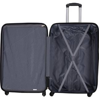 Kufferter - Sæt med 3 stk. - Eksklusivt hardcase kuffertsæt tilbud - Diamant lilla