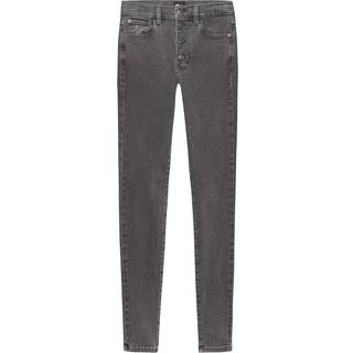 Sylvia Faded Black High Rise Skinny Jeans