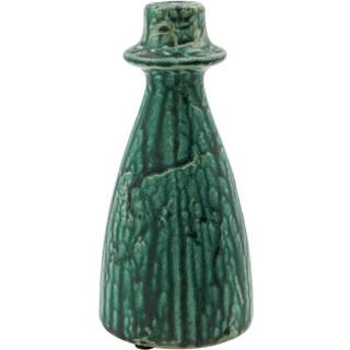 House Doctor Kulu Lysestage 20 Cm - Lysestager Terrakotta Grøn - 267050005