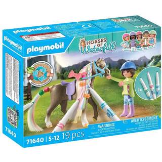 Playmobil Heste af Vandfald: Kreativt hestesæt med vaskbare tuscher