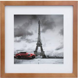 EGOFINE 11X11 Billedramme Display Billeder 4x4 eller 8x8 med Mat eller 11x11 uden m?tten lavet af massivt tr? d?kket af plexiglas til bordplade o