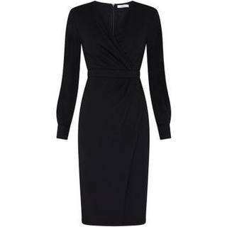 Max Mara Virtus gathered jersey midi dress - black - XXS