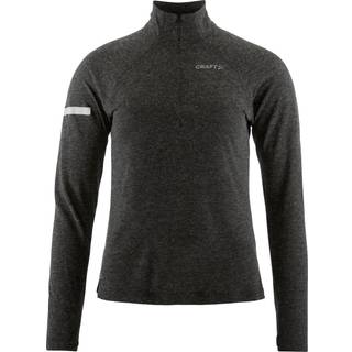 Craft ADV SUBZ Wool 3 Running Shirt Women - Dark Grey, Size M - dark_grey