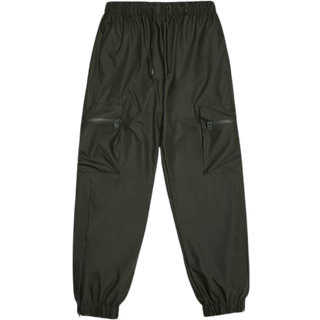Rains Unisex Cargo Rain Pants Regular W3 Green, S