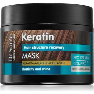 Dr. Santé Keratin Dybderensende, genoprettende og nærende maske til skørt og kedeligt hår 300 ml - 300 ml