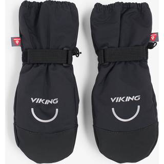 Viking Kid's Expower Insulated Mittens Handsker Børn størrelse 7 farve sort/grå