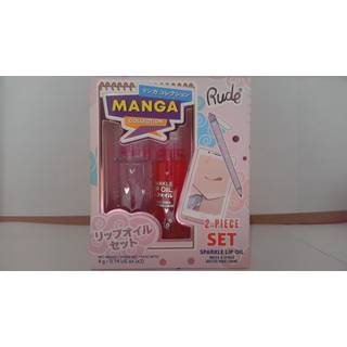 Rude Cosmetics Manga Collection Læbesæt Watermelon And Mint Duo 2x2 g - 2x2 g