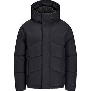 Jack Jones World Puffer Jakke Sort - 2XL