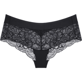 Triumph Body Make-Up Illusion Lace Shorty hipster trusse, sort, Størrelse: 36, Dame