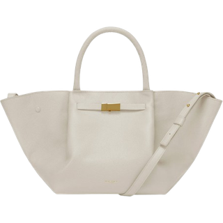 DeMellier Midi New York leather tote bag - white - One Size