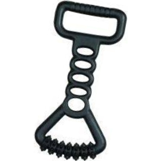Legetøj hund GLADIATOR TUG TOY, sort 29 cm