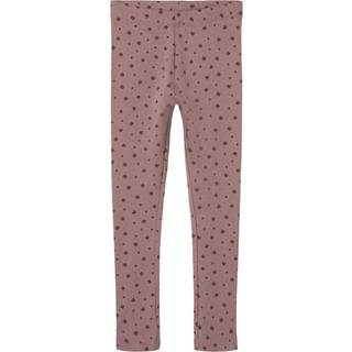Name It Twilight Mauve Kløver Hulmønster Leggings
