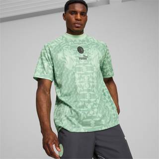 Men&#39;s Puma AC Milan ftbl STATEMENT Retro Jersey, Green, Size L, Sport - Flat Medium Gray - L