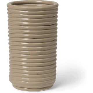 Ferm Living Corduroy Vase H21 Cm - Vaser Keramik Cashmere - 1104269923