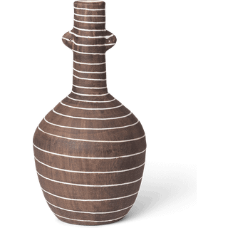 Brura Vase - Coffee/White