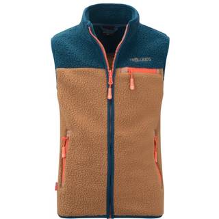 Trollkids Kid's Hemsedal Vest Fleecevest Børn størrelse 140 farve brun