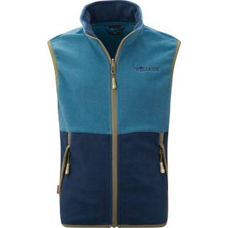 Trollkids Kid's Kjerag Vest Fleecevest Børn størrelse 104 farve blå