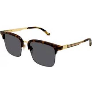 Gucci Mand GG1226S 002 Solbriller Acetat Havana Grå Firkantet Normal