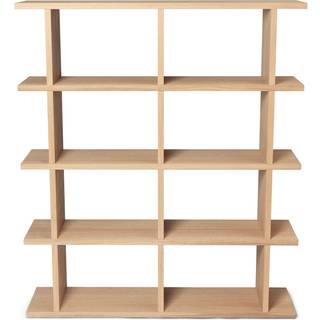 Kona Bookcase - 2x4 - Natural Oak Veneer