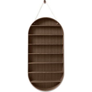 Ferm Living Oval Dorm hylde Smoked oak