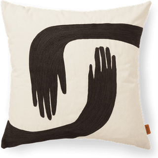 Ferm Living Pose pude 50x50 cm Coffee-undyed
