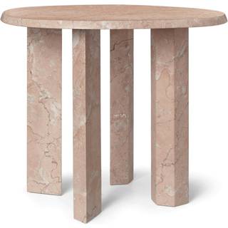Ferm Living Taula Sidebord Ø54,4 Cm - Sidebord & Aflastningsbord Marmor Rose - 1104270181