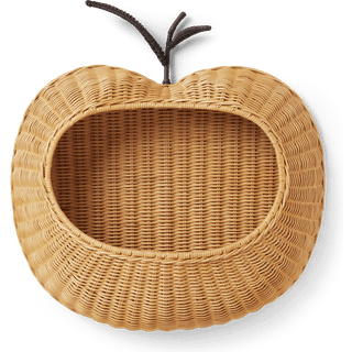 Ferm Living Apple Opbevaringskurv Naturlig - Børneværelses Opbevaring Rattan Natural - 1104270037