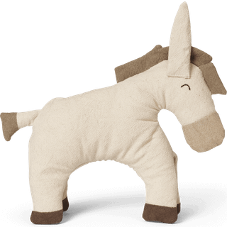 Ferm Living Donkey tøjdyr Undyed-dark sand