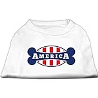 Bonely in America Screen Print Shirt White XS