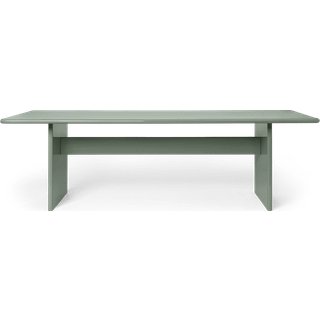 Ferm Living Rink Spisebord 90x240 Cm - Spisebord & Barbord Mdf Tea Green - 1104270170