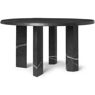 Ferm Living Taula Sofabord Ø67 Cm - Sofabord Marmor Sort - 1104270187