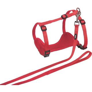 Selesæt til kat - Mesh - L-XL - Rød