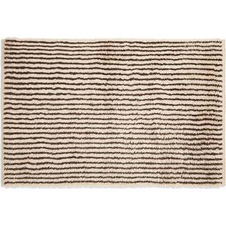 Ferm Living Kami Knotted Tæppe 120x180 Cm Offwhite / Coffee - Uldtæpper Bomuld Off-White - 1104269869