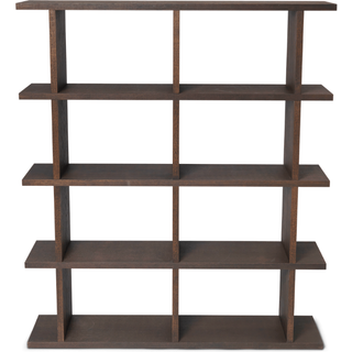 Ferm Living Kona Reol 2x4 Mørkbejdset Eg