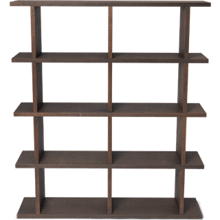 Ferm Living Kona Reol 2x4 Mørkbejdset Eg
