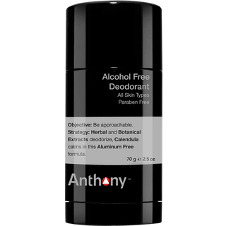 Anthony deodorant alcohol free all skin types 70g