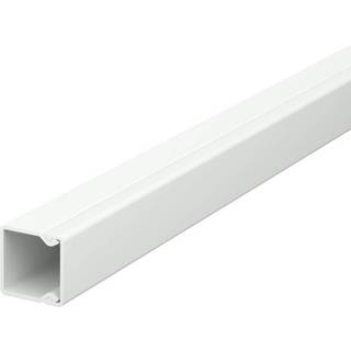 OBO WDK20020VW plastik kabelkanaler, hvid (17,5x17,5 mm. 2 meter) | 1 stk