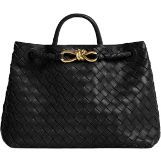 Bottega Veneta Andiamo Medium leather tote bag - black - One Size