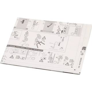 Electrolux skabelon, dørpanel, glidehængsel 140186273151