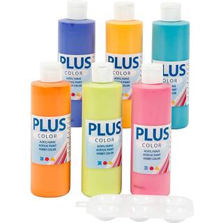 Plus Color Hobbymaling | 6x250 ml | Colorful