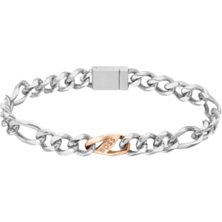 Boss Rian Logo Link Bracelet - Silver - One Size