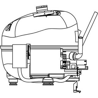 Electrolux kompressor, komplet 140007564168