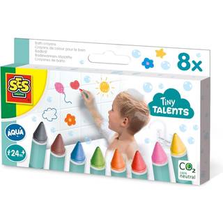 Farvekridt til badet