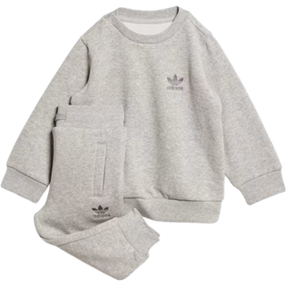 Crew Kids sæt - Medium Grey Heather - 86